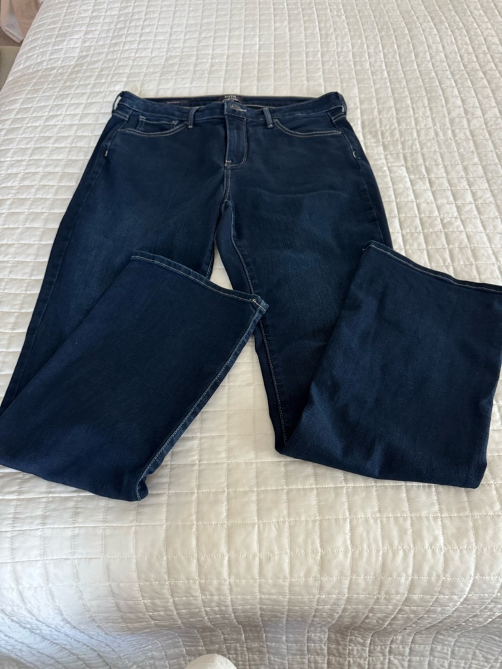 NYDJ for Chico's Dark Indigo Bootcut Stretch Jeans